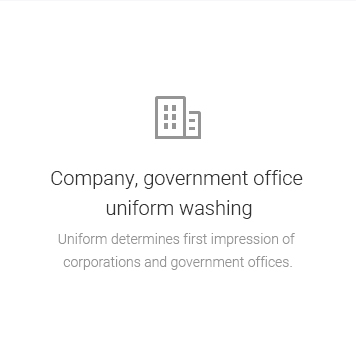 Company, government office uniform washing